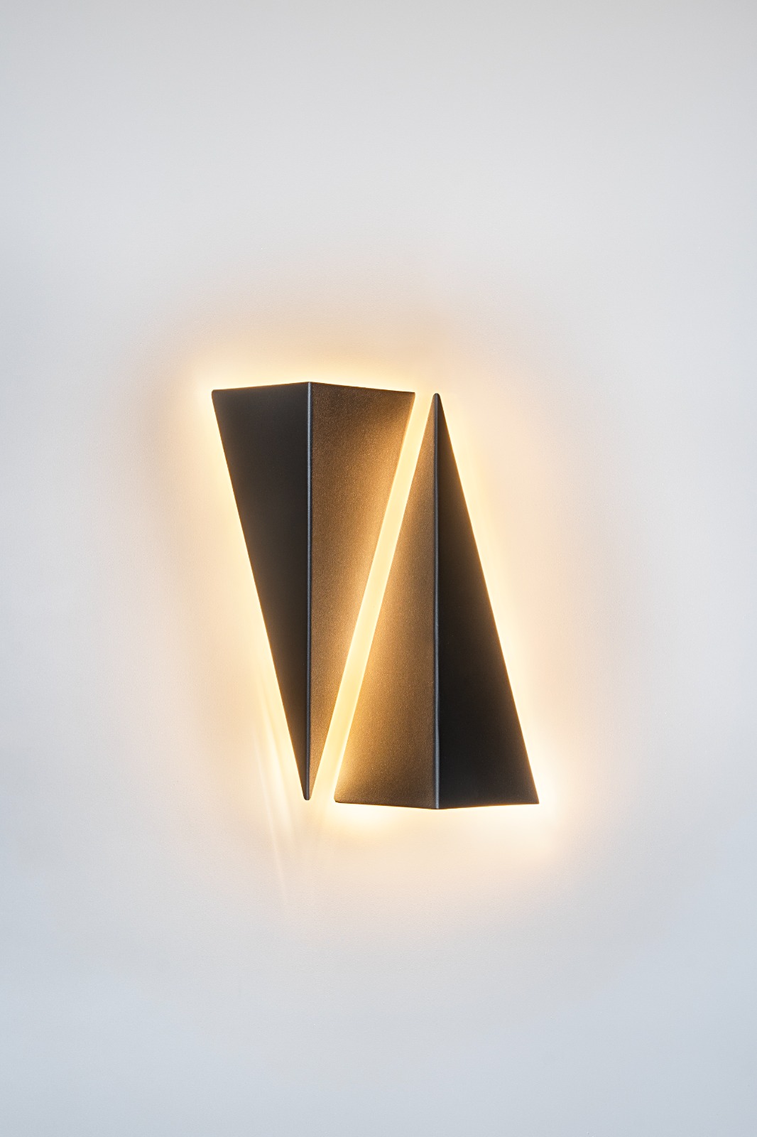 Arandela de LED redonda com vidro